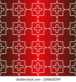 Seamless Modern Pattern. Art-Deco Geometric Background. Graphic Design. Vector Illustration. Idea for your presentation. wallpaper, page, advert. Red white color.