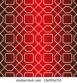 Seamless Modern Pattern. Art-Deco Geometric Background. Graphic Design. Vector Illustration. Idea for your presentation. wallpaper, page, advert. Red white color.