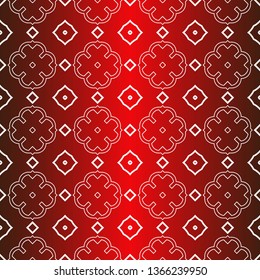 Seamless Modern Pattern. Art-Deco Geometric Background. Graphic Design. Vector Illustration. Idea for your presentation. wallpaper, page, advert. Red white color.