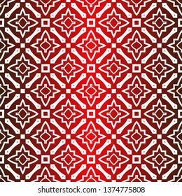 Seamless Modern Pattern. Art-Deco Geometric Background. Graphic Design. Vector Illustration. Idea for your presentation. wallpaper, page, advert. Red white color.