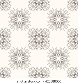 Seamless modern pattern can be used for wallpaper, website background, textile printing. Modern monochrome line texture.