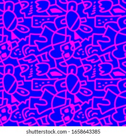 Seamless modern pattern. Trendy background.