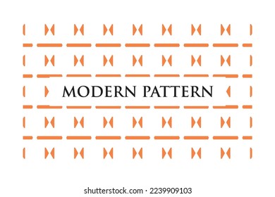 Seamless Modern Pattern. Modern vector textured background from Indonesia