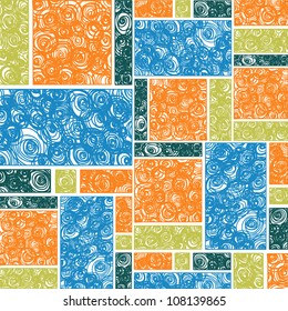 Seamless modern spiral ; illustration vector
