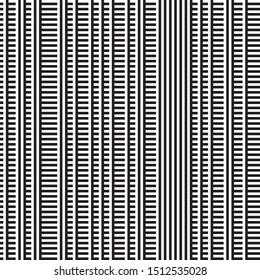 Seamless modern texture with vertical black bands.