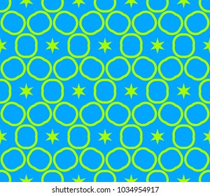 Seamless modern vector illustration with geometric ornament.