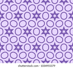 Seamless modern vector illustration with geometric ornament.