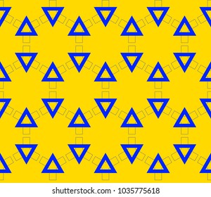 Seamless modern vector illustration with geometric ornament.
