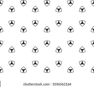 Seamless modern vector illustration with geometric ornament.