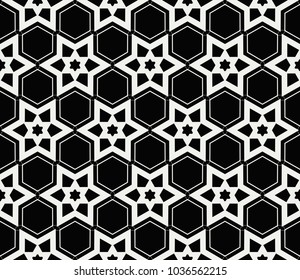 Seamless modern vector illustration with geometric ornament.