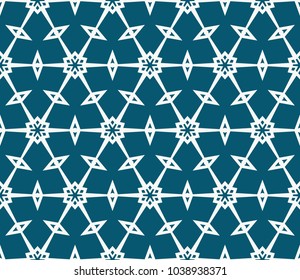 Seamless modern vector illustration with geometric ornament.