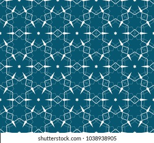 Seamless modern vector illustration with geometric ornament.