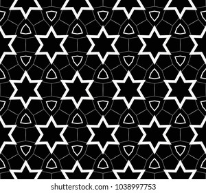 Seamless modern vector illustration with geometric ornament.