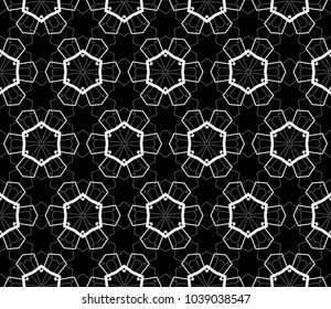Seamless modern vector illustration with geometric ornament.
