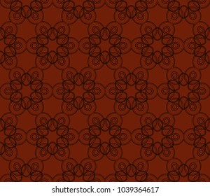 Seamless modern vector illustration with geometric ornament.