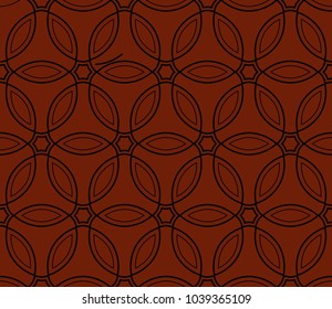 Seamless modern vector illustration with geometric ornament.