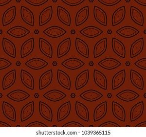 Seamless modern vector illustration with geometric ornament.