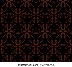 Seamless modern vector illustration with geometric ornament.