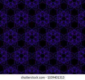 Seamless modern vector illustration with geometric ornament.