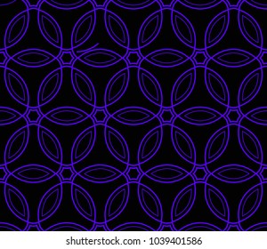 Seamless modern vector illustration with geometric ornament.