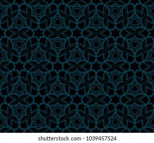 Seamless modern vector illustration with geometric ornament.