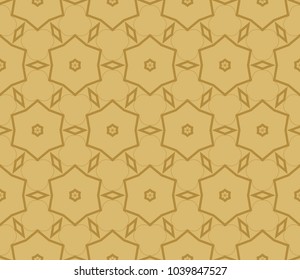Seamless modern vector illustration with geometric ornament.