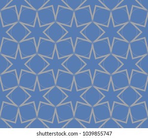 Seamless modern vector illustration with geometric ornament.