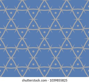 Seamless modern vector illustration with geometric ornament.