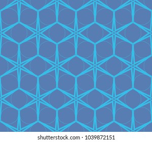 Seamless modern vector illustration with geometric ornament.