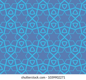 Seamless modern vector illustration with geometric ornament.