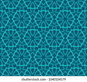 Seamless modern vector illustration with geometric ornament.
