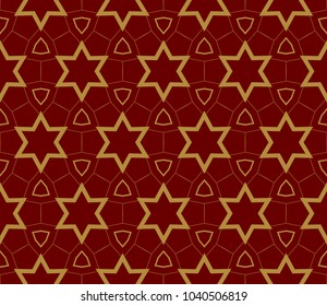 Seamless modern vector illustration with geometric ornament.