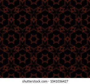 Seamless modern vector illustration with geometric ornament.