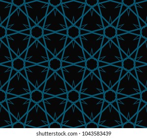 Seamless modern vector illustration with geometric ornament.