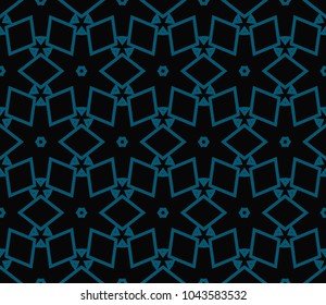 Seamless modern vector illustration with geometric ornament.