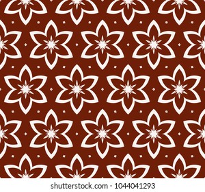 Seamless modern vector illustration with geometric ornament.