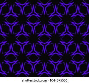 Seamless modern vector illustration with geometric ornament.