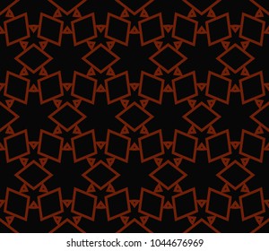 Seamless modern vector illustration with geometric ornament.
