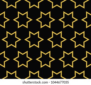 Seamless modern vector illustration with geometric ornament.