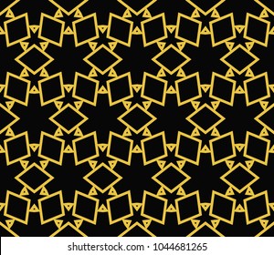 Seamless modern vector illustration with geometric ornament.