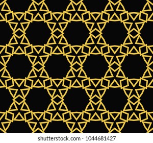 Seamless modern vector illustration with geometric ornament.