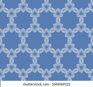 Seamless modern vector illustration with geometric ornament.