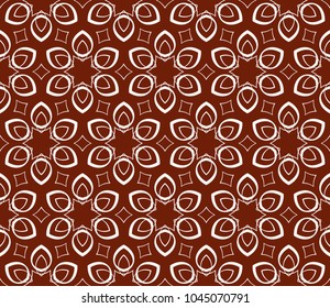 Seamless modern vector illustration with geometric ornament.
