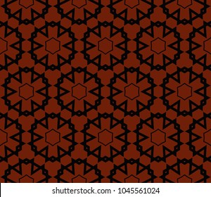 Seamless modern vector illustration with geometric ornament.