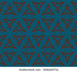 Seamless modern vector illustration with geometric ornament.