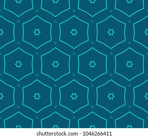 Seamless modern vector illustration with geometric ornament.