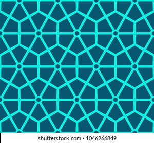 Seamless modern vector illustration with geometric ornament.