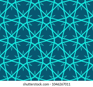 Seamless modern vector illustration with geometric ornament.