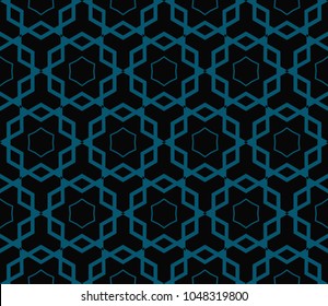 Seamless modern vector illustration with geometric ornament.