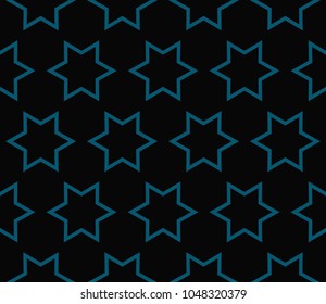 Seamless modern vector illustration with geometric ornament.